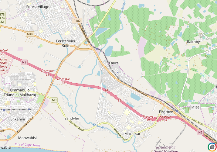 Map location of Croydon Vineyard Estate